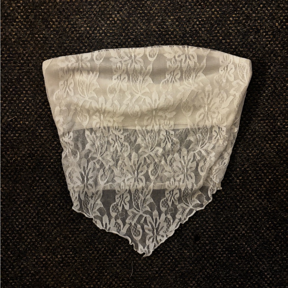 Shein Lace Women Tube Top